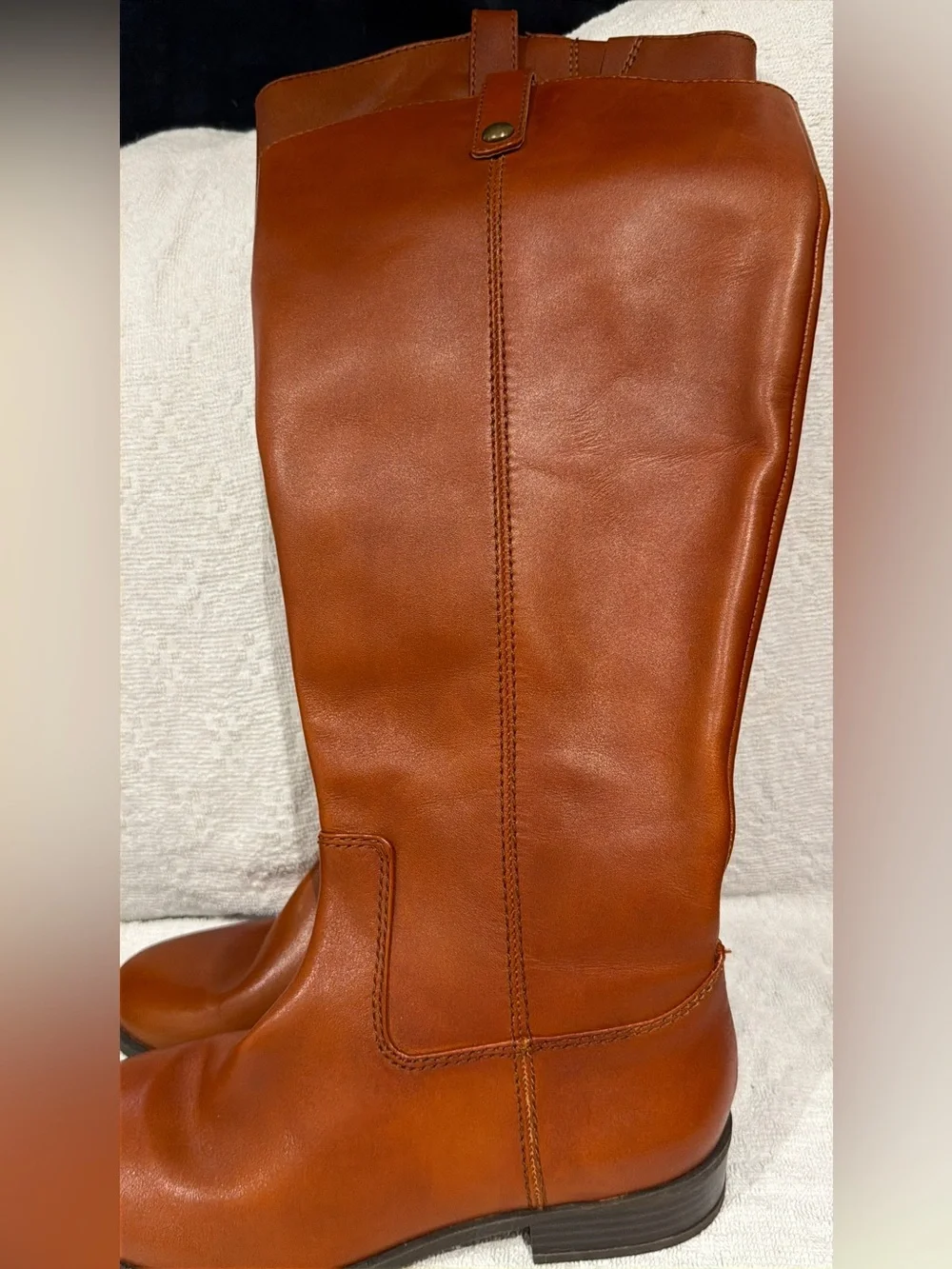 INC International Concepts Women's Over-the-Knee Boots - Cognac Brown
